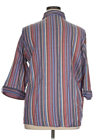 Southern Lady 3/4 Sleeve Button-Down Shirt (view 2)