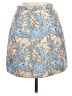 Zimmermann Paisley Blue Tan Floral Print Skirt Size 6 (1) - photo 1