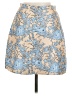 Zimmermann Paisley Blue Tan Floral Print Skirt Size 6 (1) - photo 2