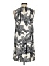 LoveRiche 100% Polyester Tropical Gray Casual Dress Size S - photo 2