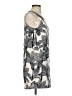 LoveRiche 100% Polyester Tropical Gray Casual Dress Size S - photo 4