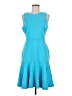 Ivanka Trump Solid Blue Cocktail Dress Size 8 - photo 1