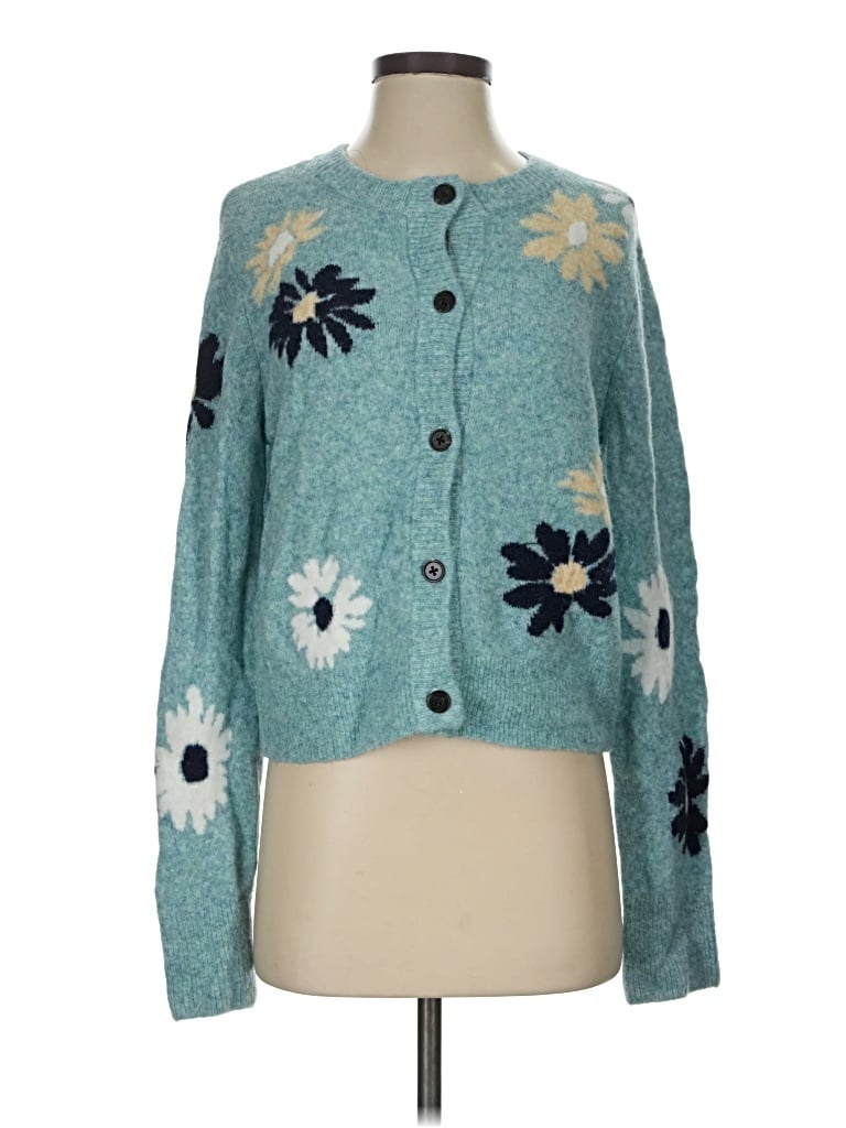 Pre-owned Rails Cardigan Sweater In Teal