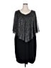 Connected Apparel Silver Cocktail Dress Size 20 - photo 1