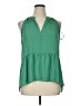 1.State 100% Polyester Green Sleeveless Blouse Size XL - photo 1