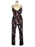 Derek Heart Graphic Black Jumpsuit Size XL - photo 1