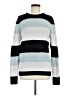 Sandro 100% Cotton Stripes Blue Pullover Sweater Size M - photo 1