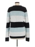 Sandro 100% Cotton Stripes Blue Pullover Sweater Size M - photo 2