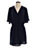 Emma & Michele 100% Polyester Solid Blue Romper Size M - photo 1