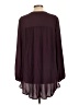 Melissa McCarthy Seven7 100% Polyester Burgundy Long Sleeve Blouse Size L - photo 2
