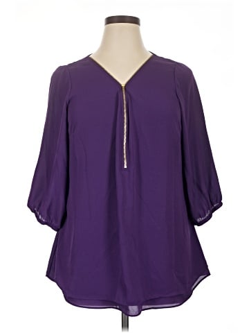 City Chic Long Sleeve Blouse (view 1)