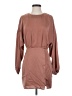 Le Lis 100% Polyester Solid Brown Casual Dress Size S - photo 1