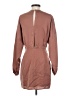 Le Lis 100% Polyester Solid Brown Casual Dress Size S - photo 2