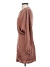 Le Lis 100% Polyester Solid Brown Casual Dress Size S - photo 5