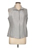 Chico's Silver Vest Size Lg (2) - photo 1