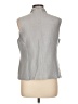Chico's Silver Vest Size Lg (2) - photo 2
