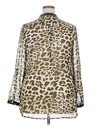 NY Collection Long Sleeve Blouse (view 2)