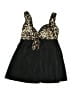 Longitude Animal Print Black Swimsuit Cover Up Size M (estimated) - photo 1