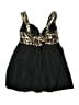 Longitude Animal Print Black Swimsuit Cover Up Size M (estimated) - photo 2