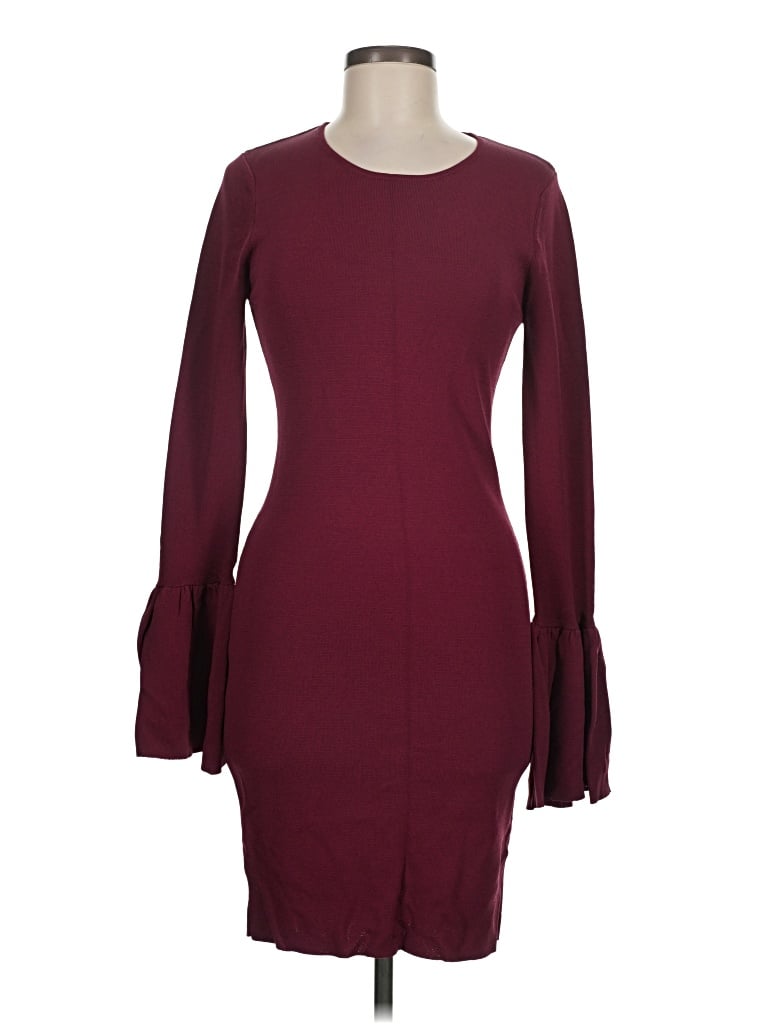 Pre-owned Bardot Cocktail Dress In Burgundy