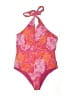 Vero Moda 100% Polyester Paisley Pink One Piece Swimsuit Size 18 - photo 1