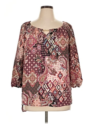 Sami & JO 3/4 Sleeve Blouse (view 1)