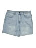 OAT Blue Denim Shorts Size 8 - photo 1