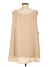 Kiyonna 100% Polyester Tan Sleeveless Blouse Size 3 - photo 2