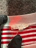 La Miel Stripes Red Short Sleeve Turtleneck Size S - photo 7