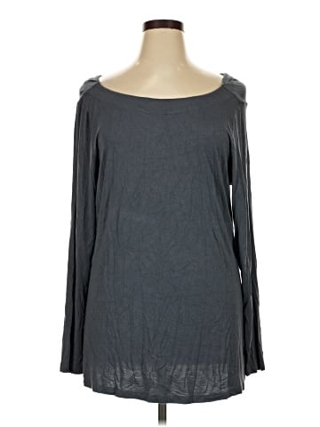 H By Halston Long Sleeve T-Shirt (view 1)