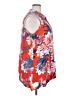 Cupio 100% Rayon Floral Orange Sleeveless Button-Down Shirt Size 2X - photo 4