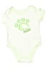 Puma 100% Cotton Print Green Short Sleeve Onesie Size 6-9 mo - photo 1