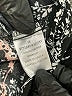 Adrienne Vittadini 100% Polyester Print Black 3/4 Sleeve Blouse Size 2X - photo 8