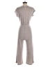 Caution to the Wind Metallic Gray Jumpsuit Size S - photo 2