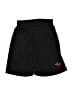 Assorted Brands 100% Polyester Solid Black Athletic Shorts Size 14 - photo 1