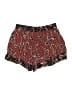 fat face 100% Viscose Paisley Red Shorts Size 10 - photo 2