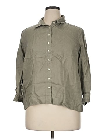 Boden 3/4 Sleeve Button-Down Shirt (view 1)