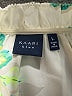 Kaari Blue 100% Polyester Ivory 3/4 Sleeve Blouse Size L - photo 7