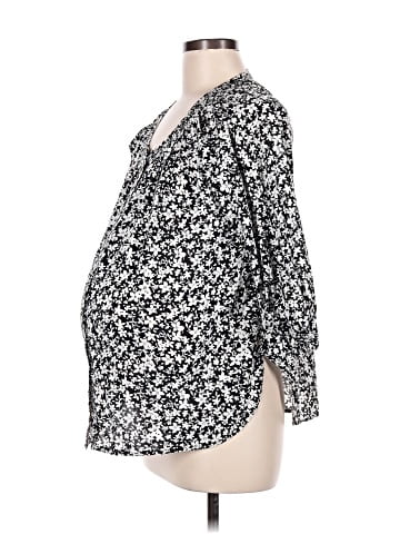 The Nines by Hatch 3/4 Sleeve Blouse (view 1)