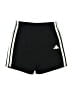 Adidas 100% Polyester Stripes Black Athletic Shorts Size 14 - 16 - photo 1