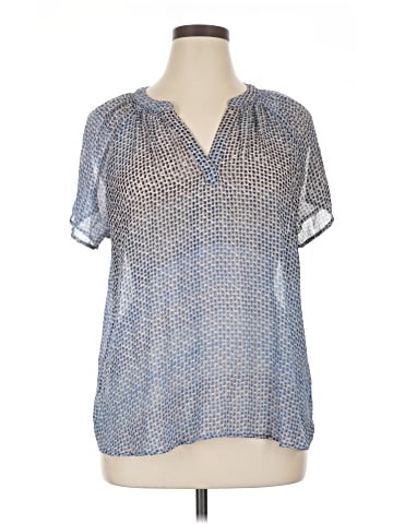 a.n.a. A New Approach Short Sleeve Blouse (view 1)