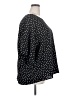 Bobeau Polka Dots Black 3/4 Sleeve Blouse Size 2X - photo 4