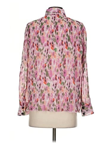 Ganni Long Sleeve Blouse (view 2)