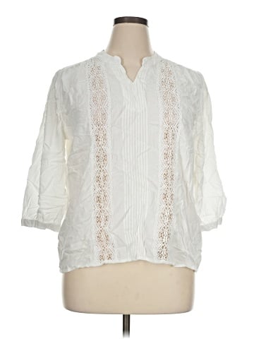 Dylan 3/4 Sleeve Blouse (view 1)