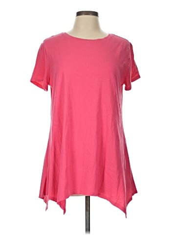 New York & Company Short Sleeve T-Shirt (view 1)