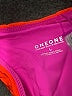 One One Color Block Orange Swimsuit Bottoms Size L - photo 3