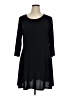 Apt. 9 Solid Black Casual Dress Size XL - photo 1