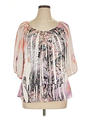 Cato 3/4 Sleeve Blouse (view 1)