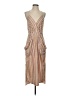 BCBGeneration Stripes Tan Casual Dress Size S - photo 1