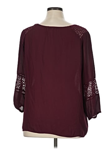 Counterparts 3/4 Sleeve Blouse (view 2)